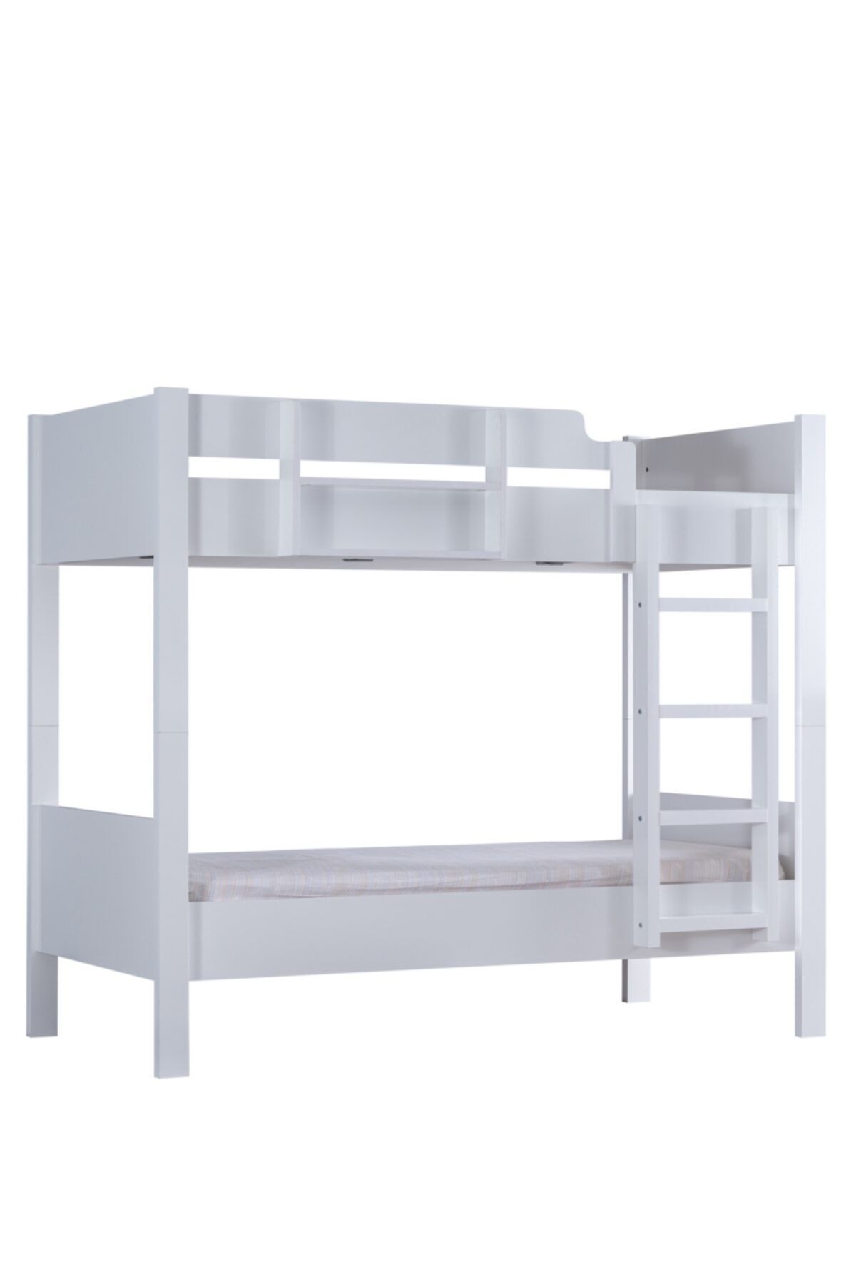 Lits superposés, Lit superposé escamotable Asya, Lit superposé double blanc - Cm