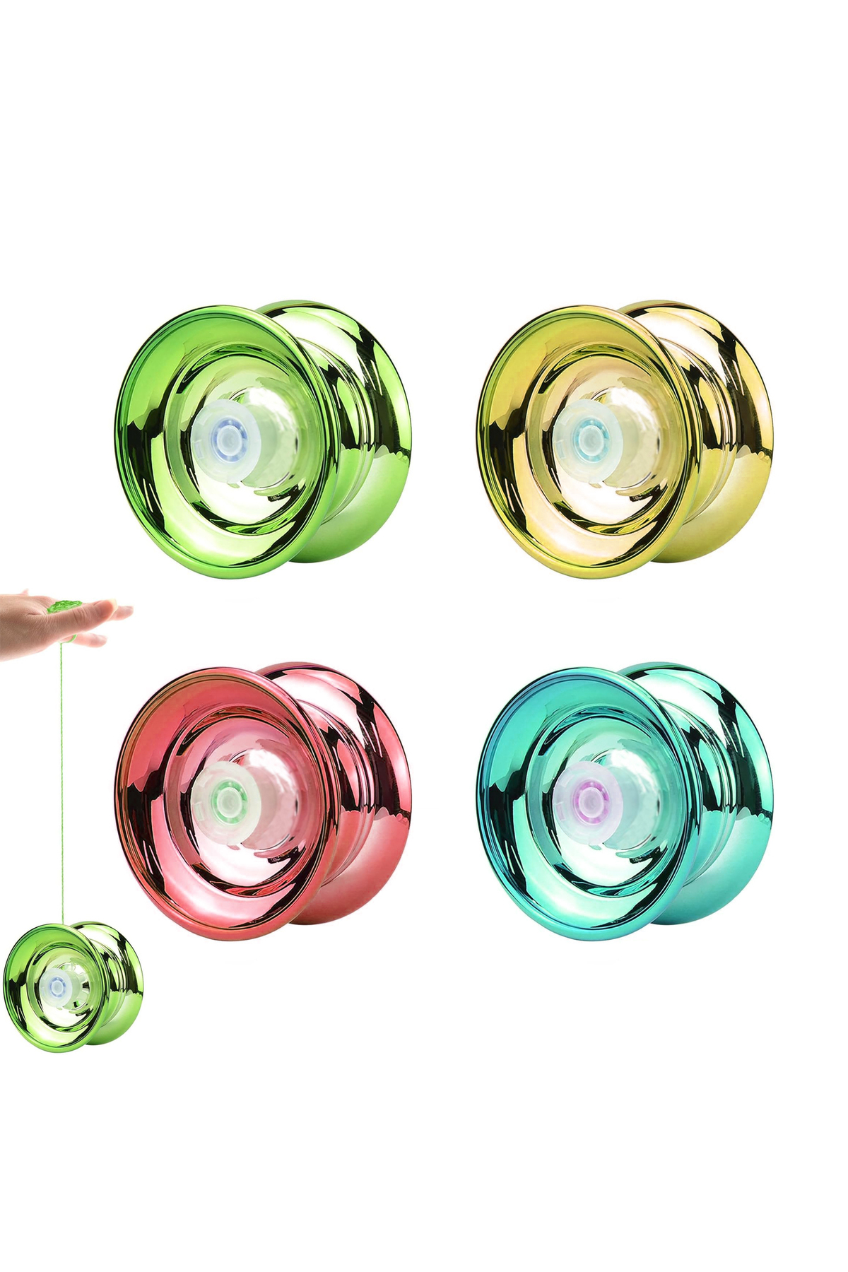 Yo-yo Jouet Métallique de Couleur - 1 Pièce