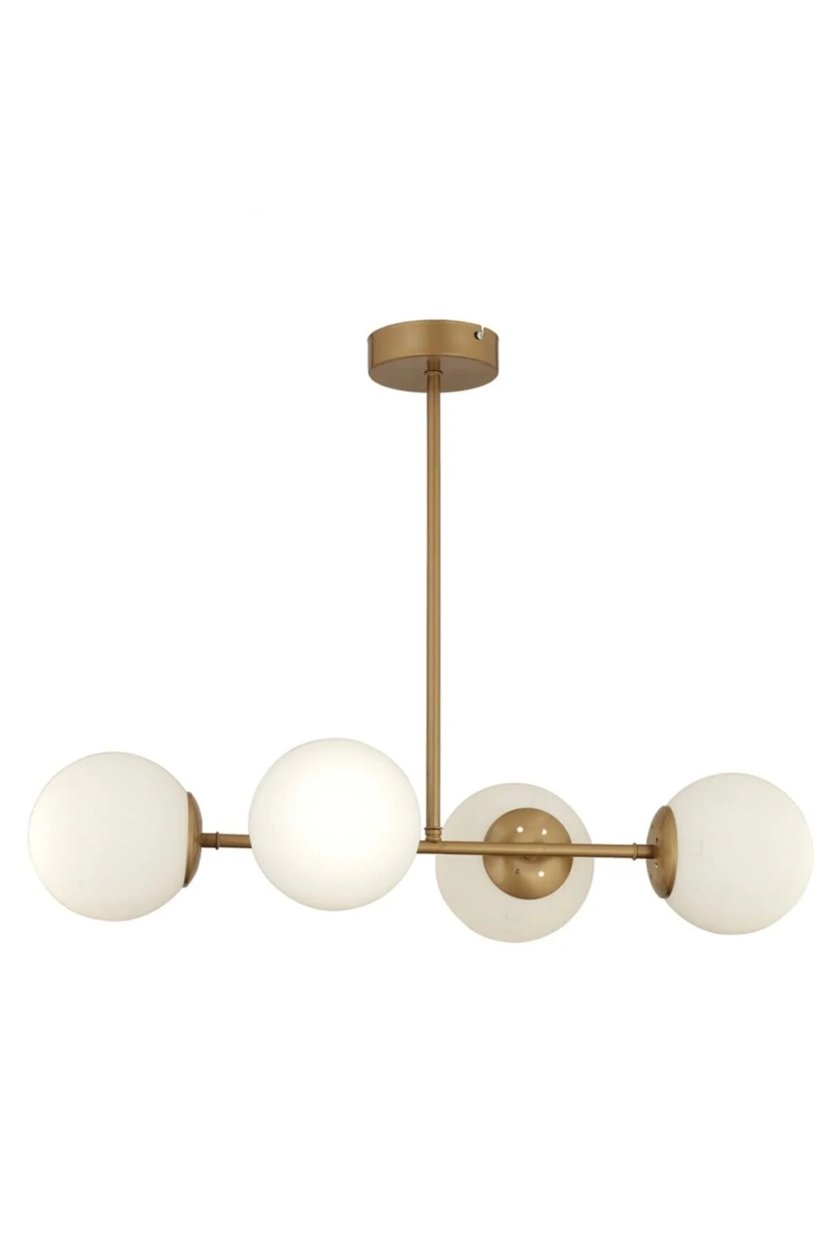 Lustre de salle à manger moderne patiné à 4 lampes pour chambre à coucher et salon