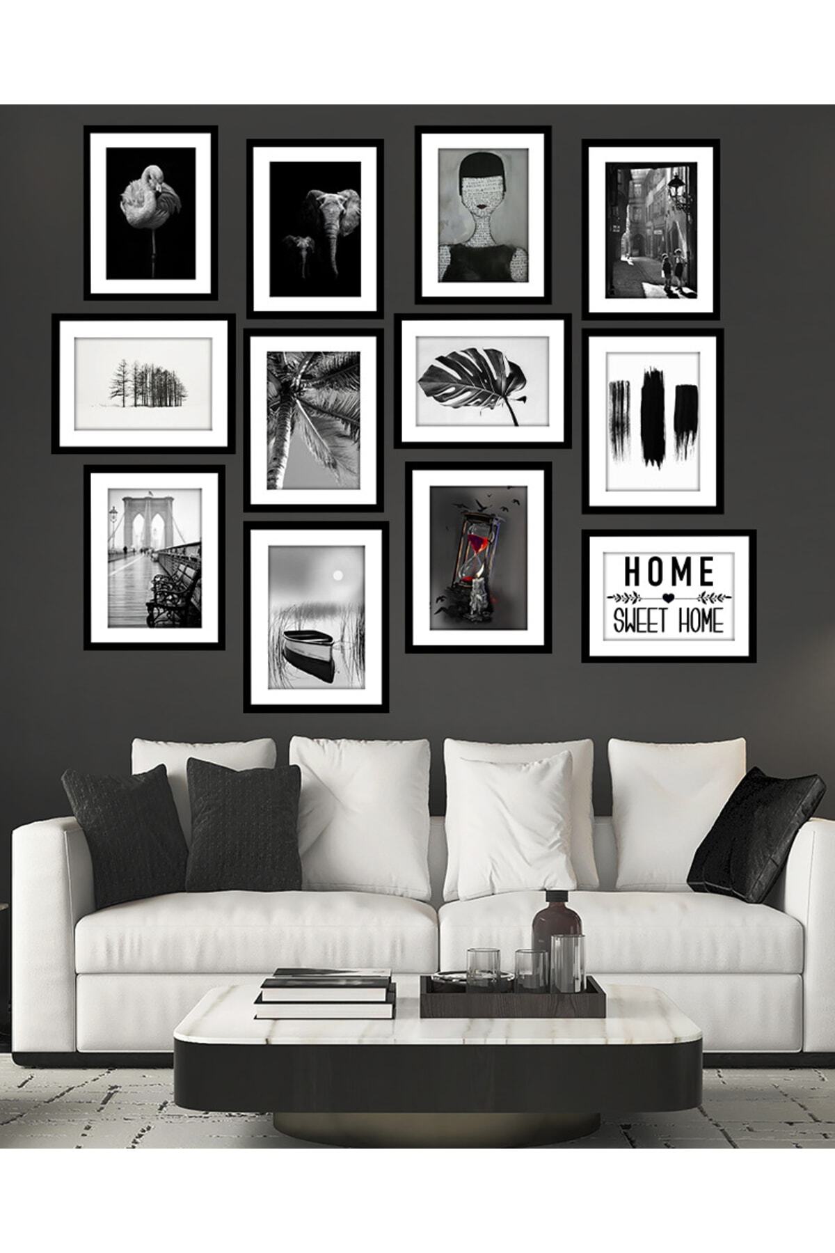 Tableau en MDF décoratif Set de  pièces 3 mm - Décoration murale pour salon, salle à manger et chambre à coucher
