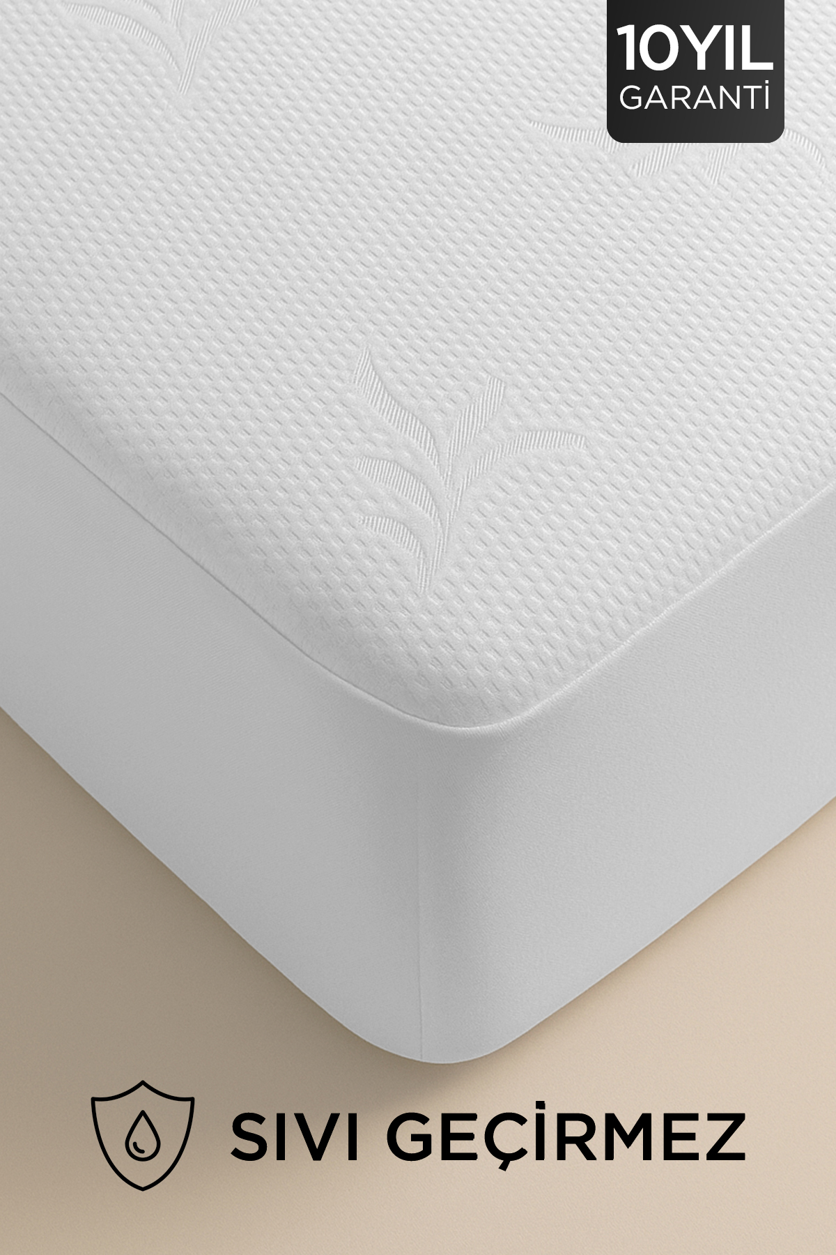 Protège-matelas Imperméable en Bambou Premium Ajusté | Protecteur de Matelas Ultra Silencieux en Bambou