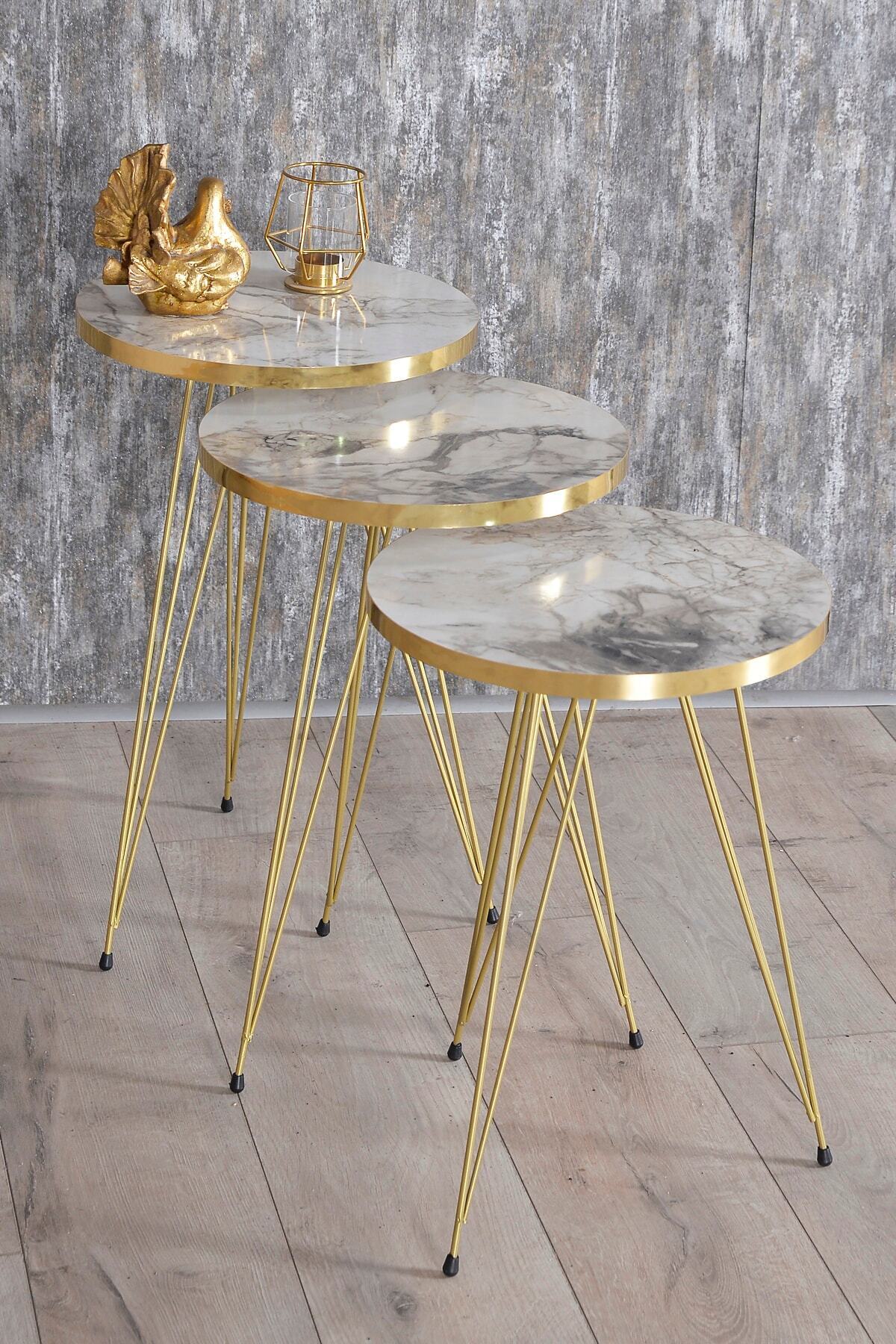 Table d'appoint Zigon Or Efes Fil