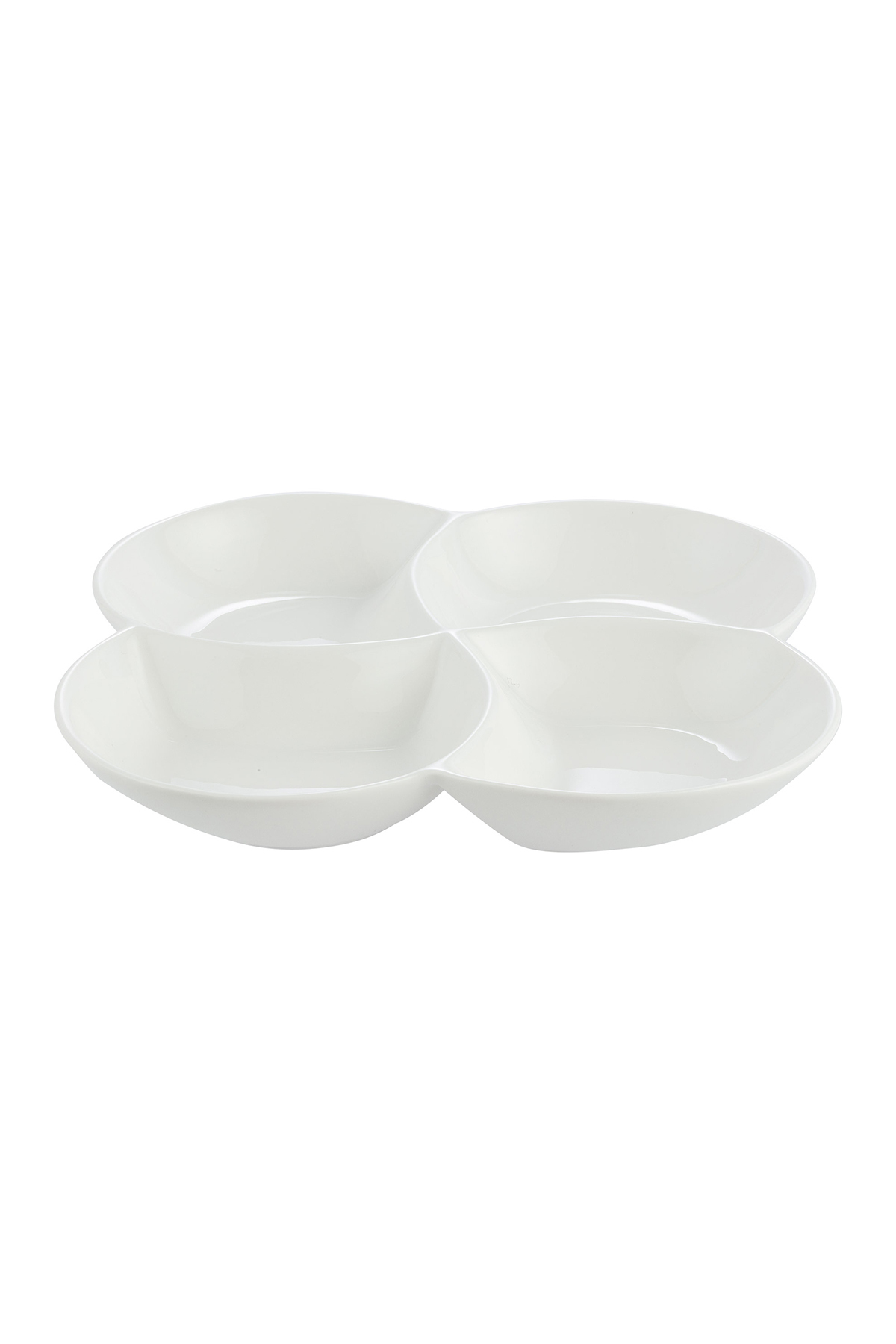 Nouvelle Grande Assiette de Présentation Petit Concept à 4 Compartiments